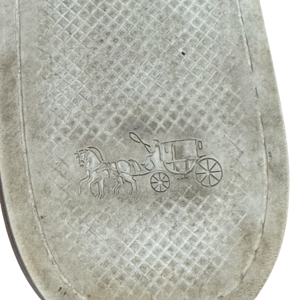 Coach Black Slip-On Sneakers with Studded Accents - Picture 9 of 9